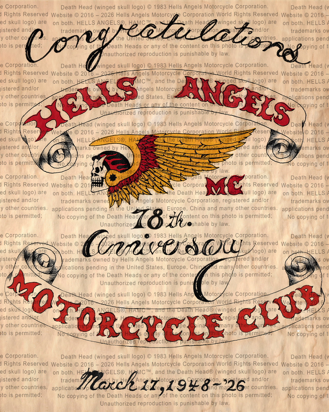 Anniversary poster from the existing site