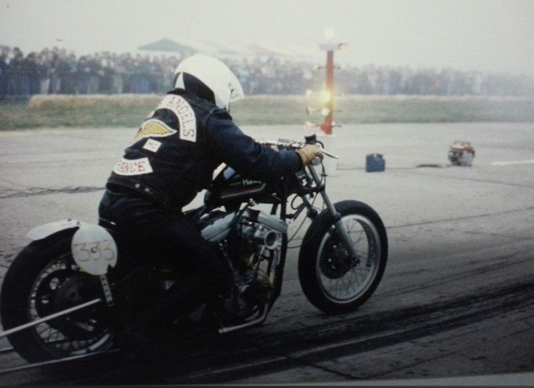 Motorcyclist during a riding event from the supplied project archive