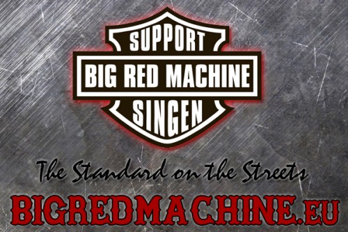 Big Red Machine Singen shop banner
