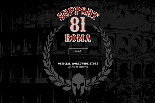 Support 81 Roma shop banner